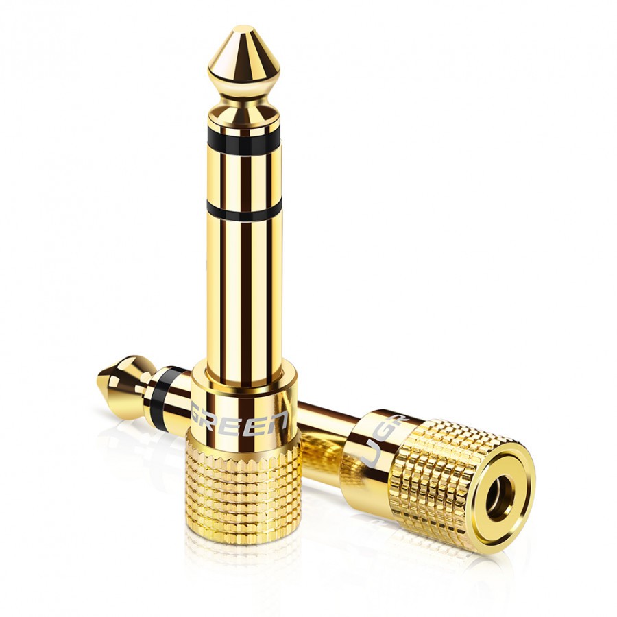 Đầu jack chuyển âm thanh 6.5mm to 3.5mm ugreen 20503