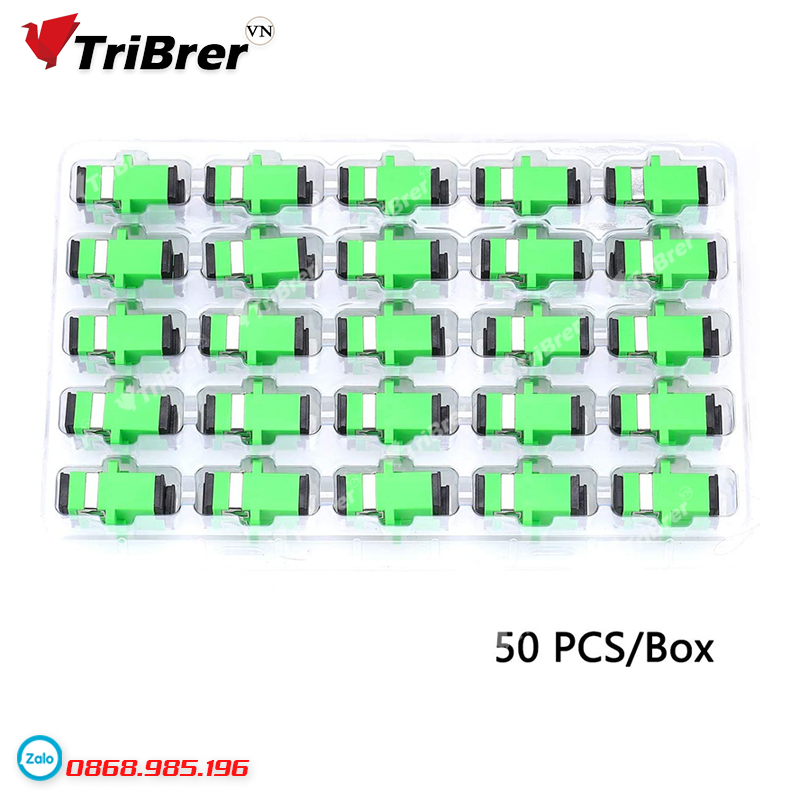 Combo 10-30-50 đầu adapter nối sợi quang sc/apc - coupler sc/apc
