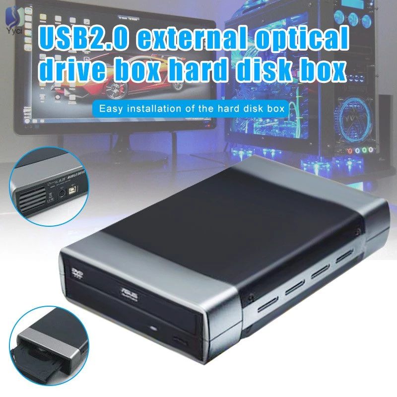 Hộp Đựng Ổ Đĩa Quang Gắn Ngoài Cho Máy Tính PC - Phụ Kiện Bảo Vệ Ổ Đĩa DVD Tăng Tiện Lợi