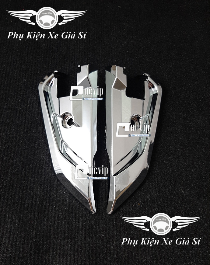 Ốp gác chân sau sh 2017 - 2019 xi inox cao cấp ms2003
