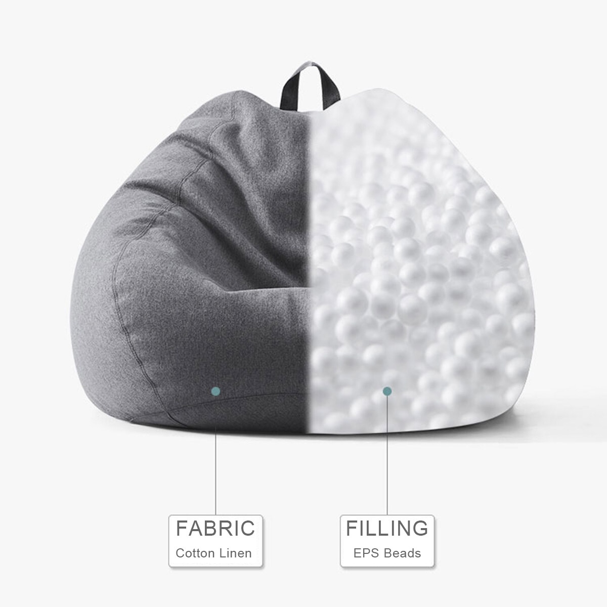 Ghế Lười Cho Trẻ Em Ghế Sô Pha Ghế Sofa Hạt Nhựa EPS Nhồi Vào Trong Nhà