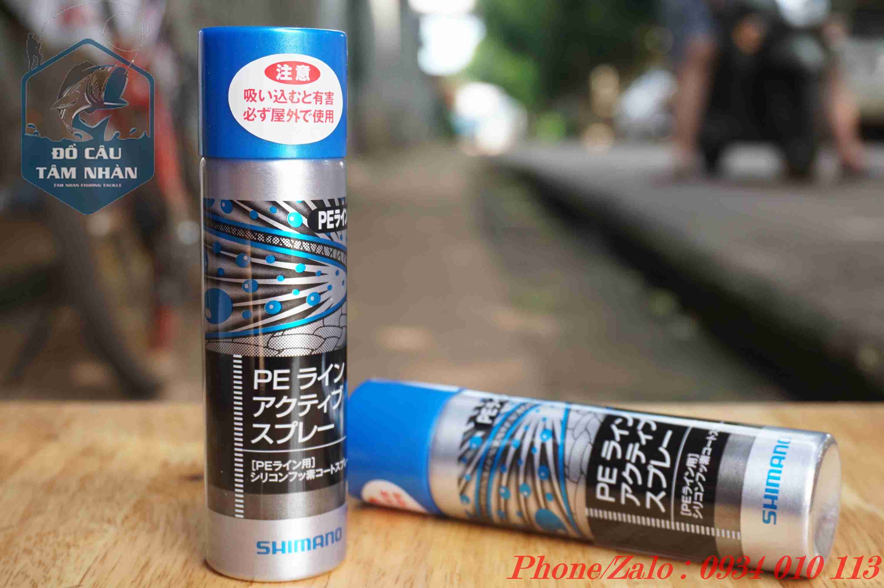 01 Dung dịch bảo dưỡng dây PE của Shimano. 60ml, made in Japan