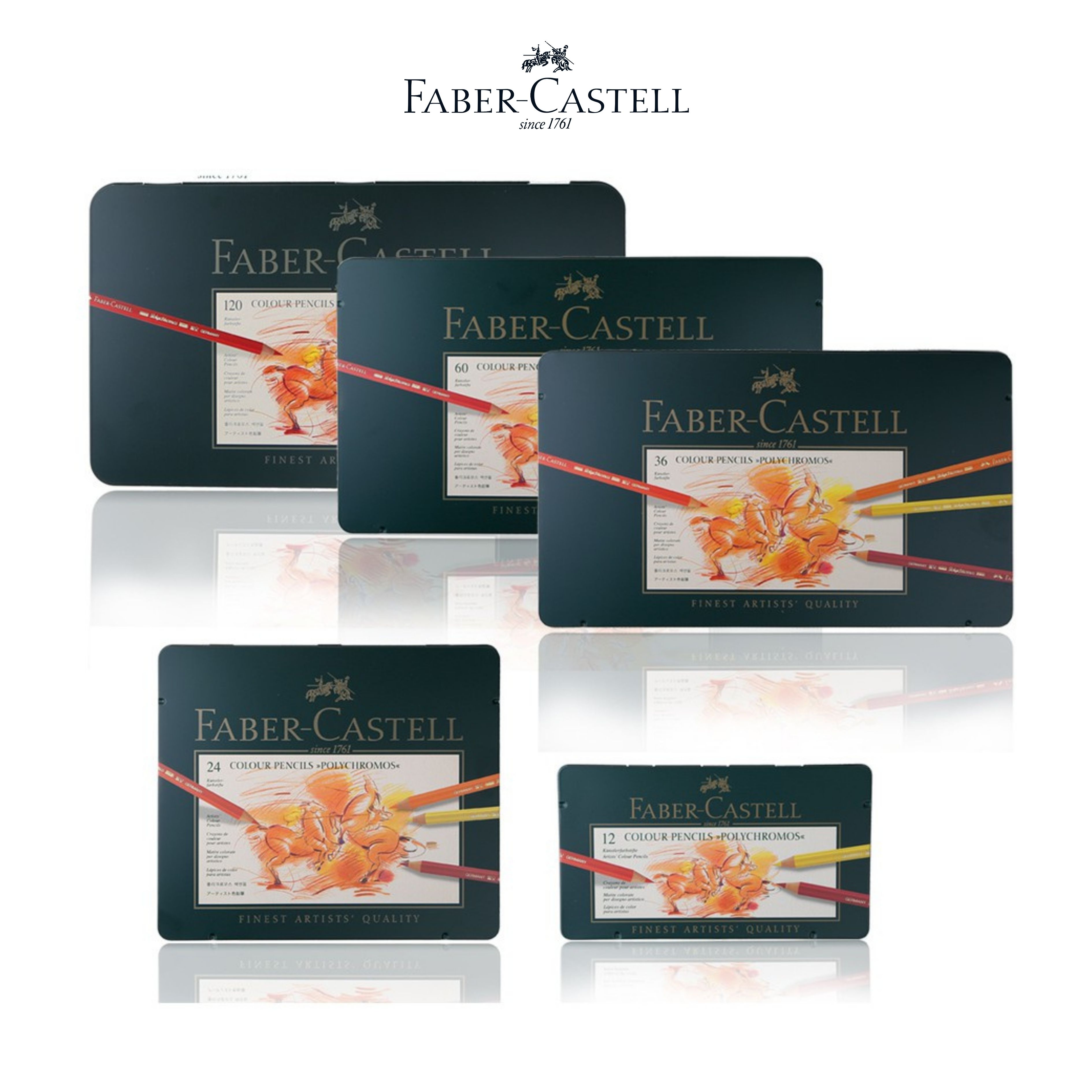 Chì Màu Polychromos Faber-Castell, Hộp Thiếc
