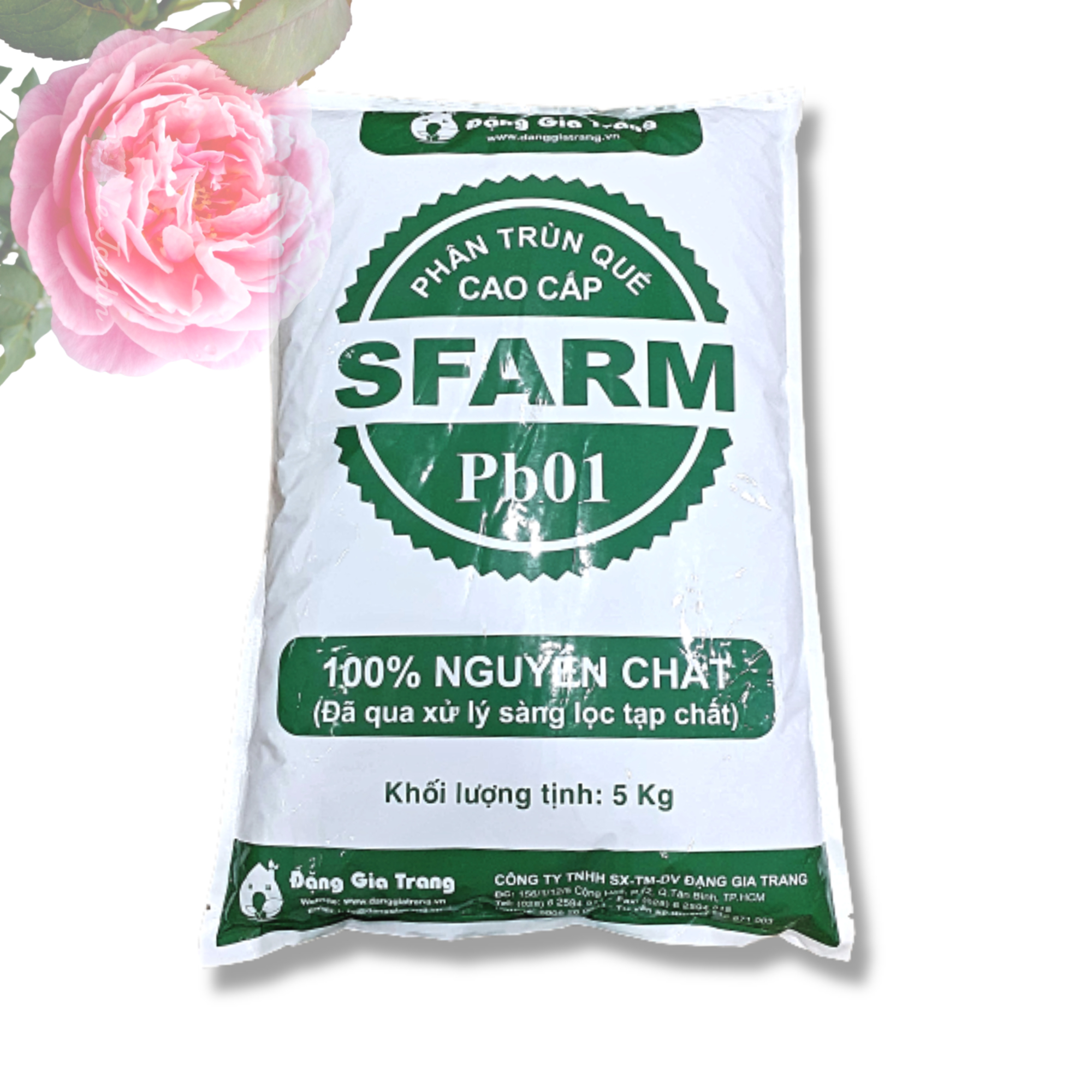 Phân trùn quế sfarm pb01 túi 5kg