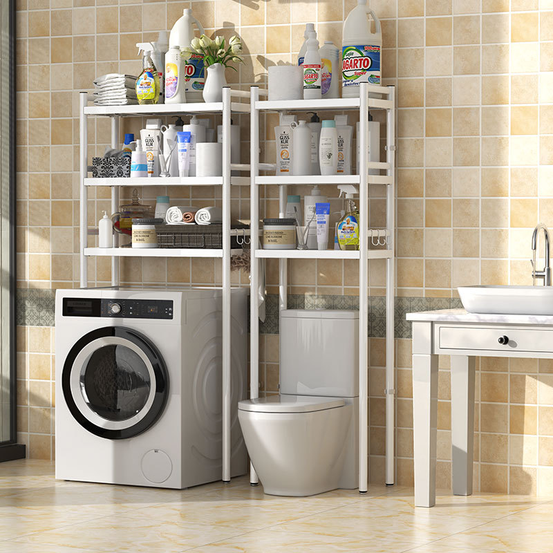 [[𝐆𝐈𝐀𝐍 𝐇𝐀̀𝐍𝐆 𝐂𝐇𝐈́𝐍𝐇 𝐇𝐀̃𝐍𝐆]] Kệ Máy Giặt - Toilet 3 Tầng Inox 304 Chính Hãng VANDO Mẫu Mới 2021 - 3 Tầng Đa Năng Thép Carbon Bền Bỉ, Chắc Chắn