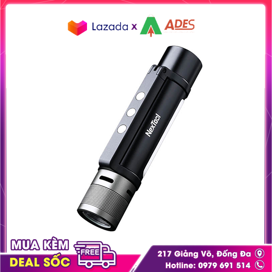 Đèn pin cầm tay siêu sáng Xiaomi Nextool NE20030 - Đèn pin cầm tay kiêm sạc dự phòng Creeled Nextool