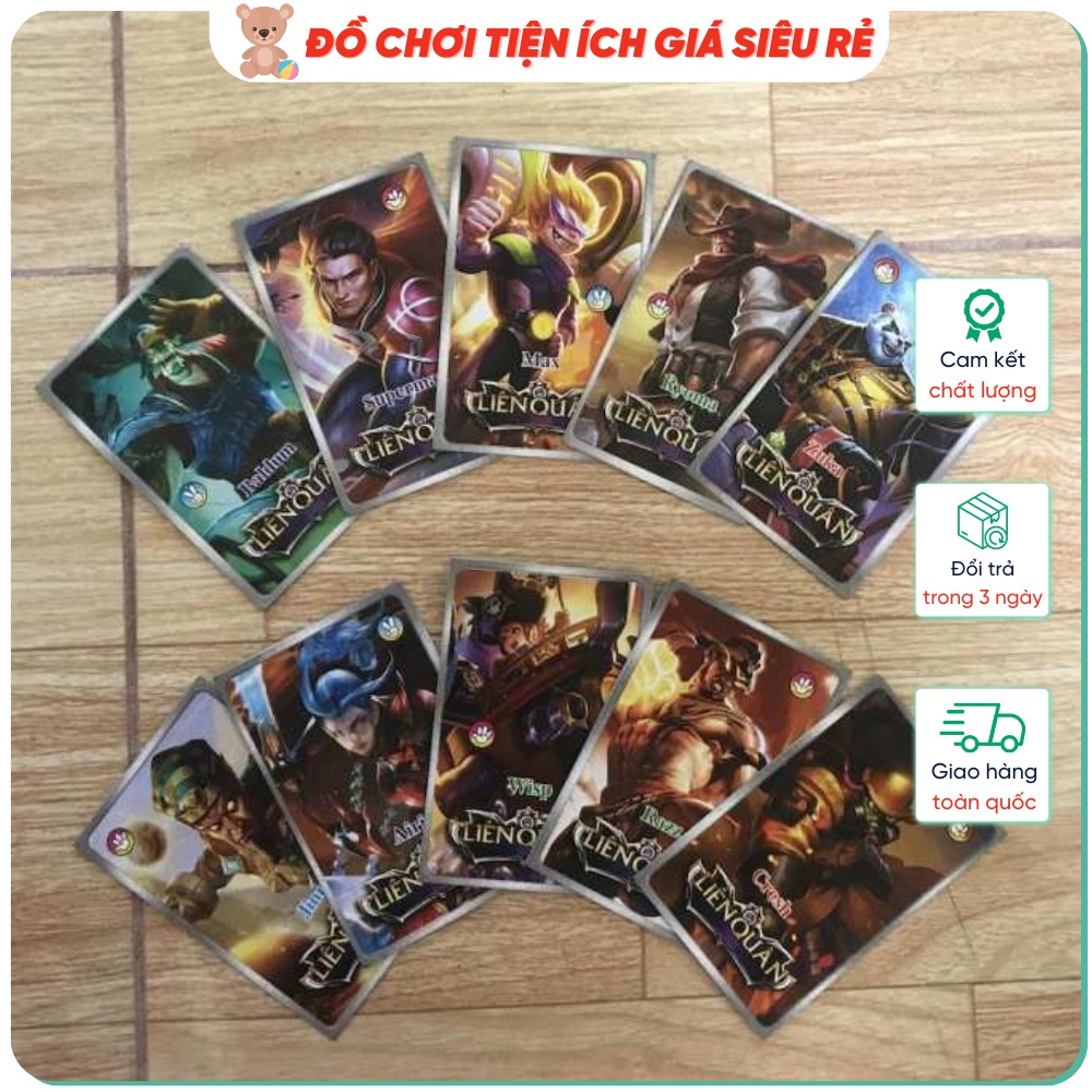 Bộ thẻ bài liên quân [ GIÁ SẬP SÀN ] Bô đồ chơi thẻ bài 3 dây (36 gói )