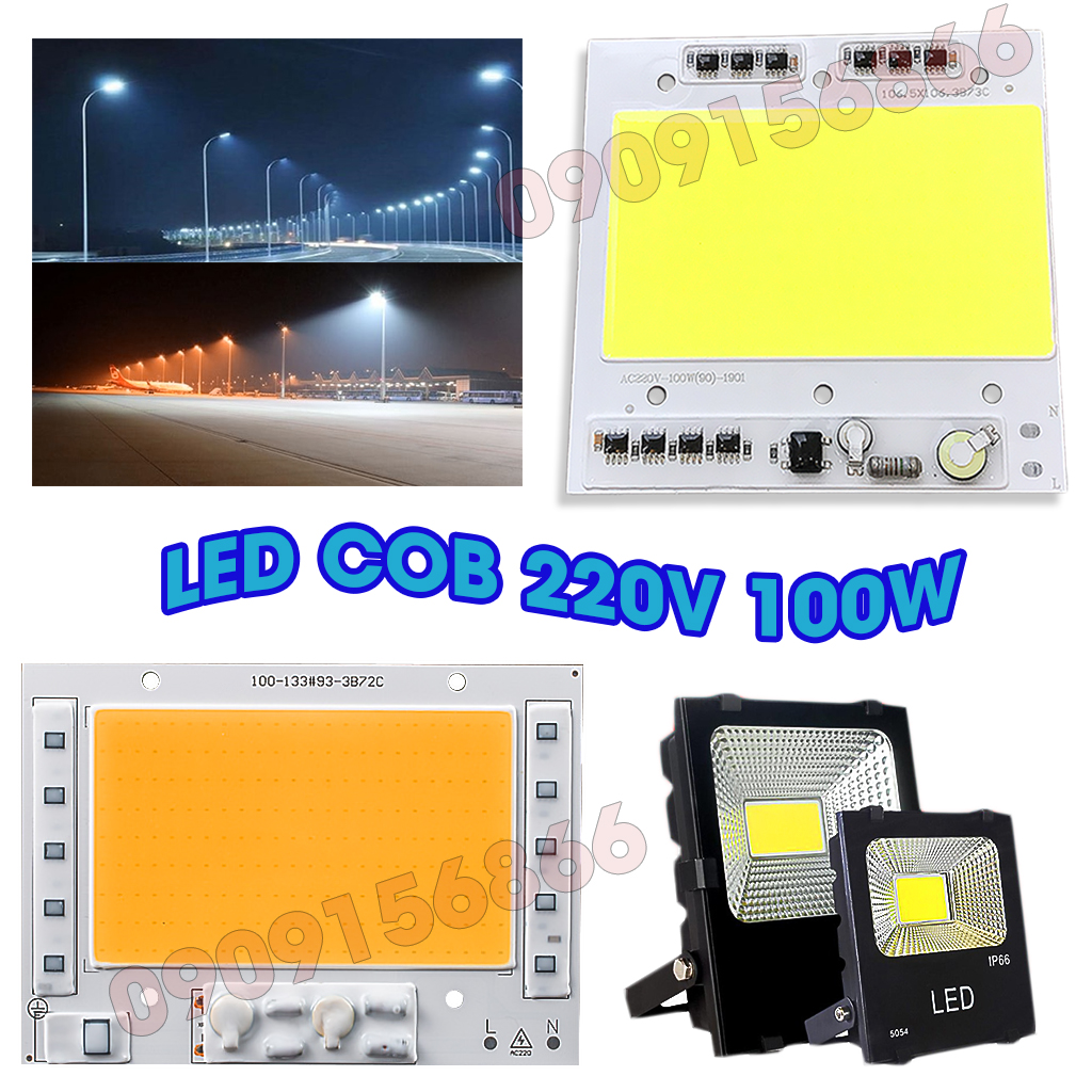 Mắt led cob 220v 100w
