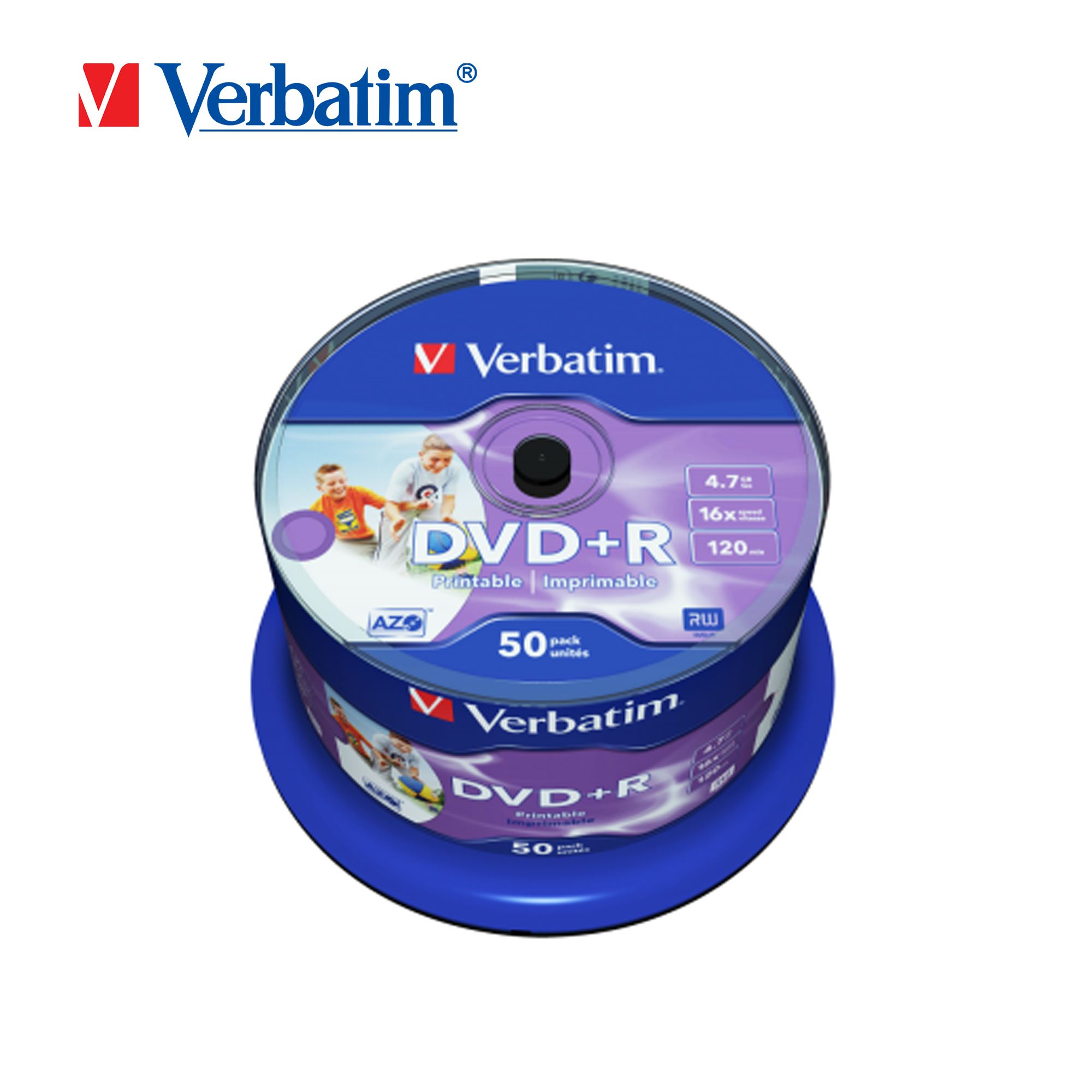Đĩa Verbatim DVD+R 4.7GB 16X UP 50Pk Spinndle