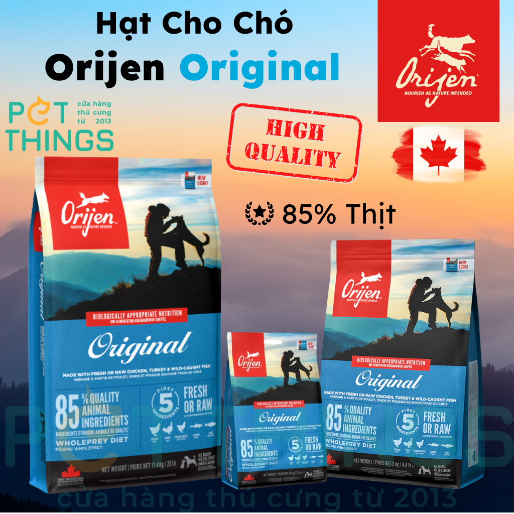 Orijen Original Dog - Thức Ăn Hạt Cho Chó Mọi Lứa Tuổi