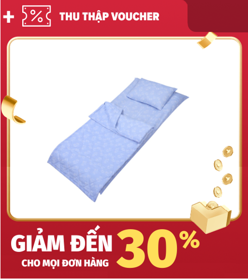 Nệm Ngủ Kiểu Nhật 1.4mx2mx5cm gấp 3 thanh lý giá rẻ
