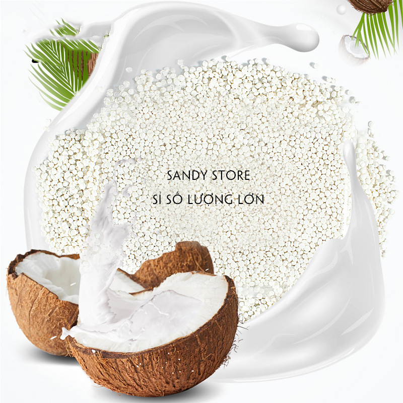 Túi 1kg sáp wax lông hương dừa trong suốt cao cấp