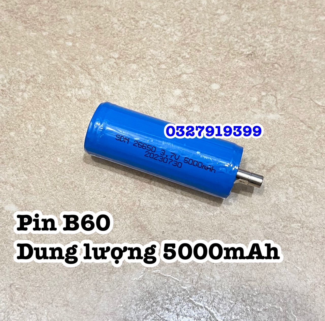 Pin tông đơ B60 dung lượng 5000mah