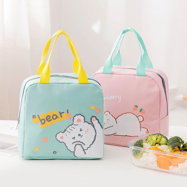 20 Mẫu Họa Tiết - Túi Giữ Nhiệt Đựng Hộp Cơm Hoạ Tiết Xinh Xắn - Túi Giữ Nhiệt Đựng Đồ Ăn - Chống Nước, Giữ Nhiệt