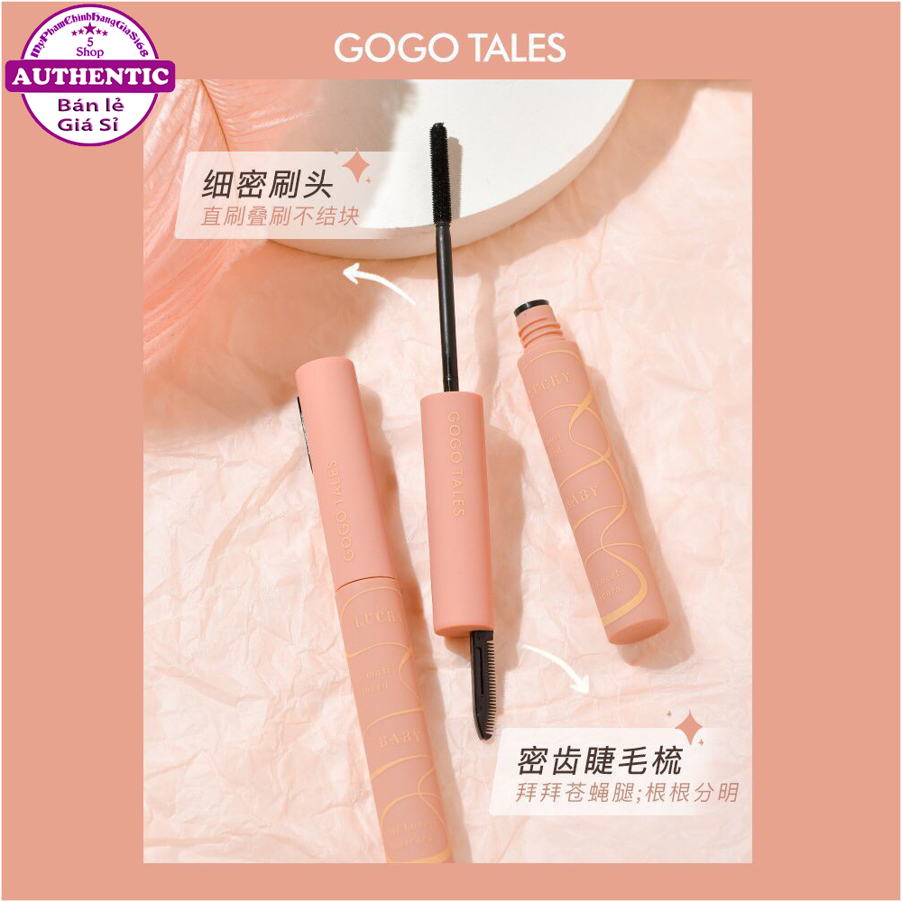 Mascara Gogo Tales chuốt mi 2 đầu làm dài dày cong mi