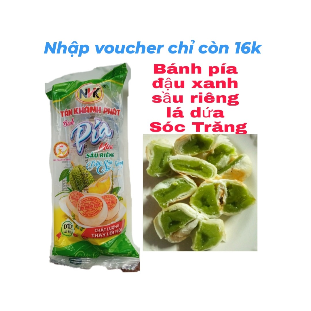 combo 2 cây bánh pía mini siêu ngon ăn là ghiền( pía xanh mini)