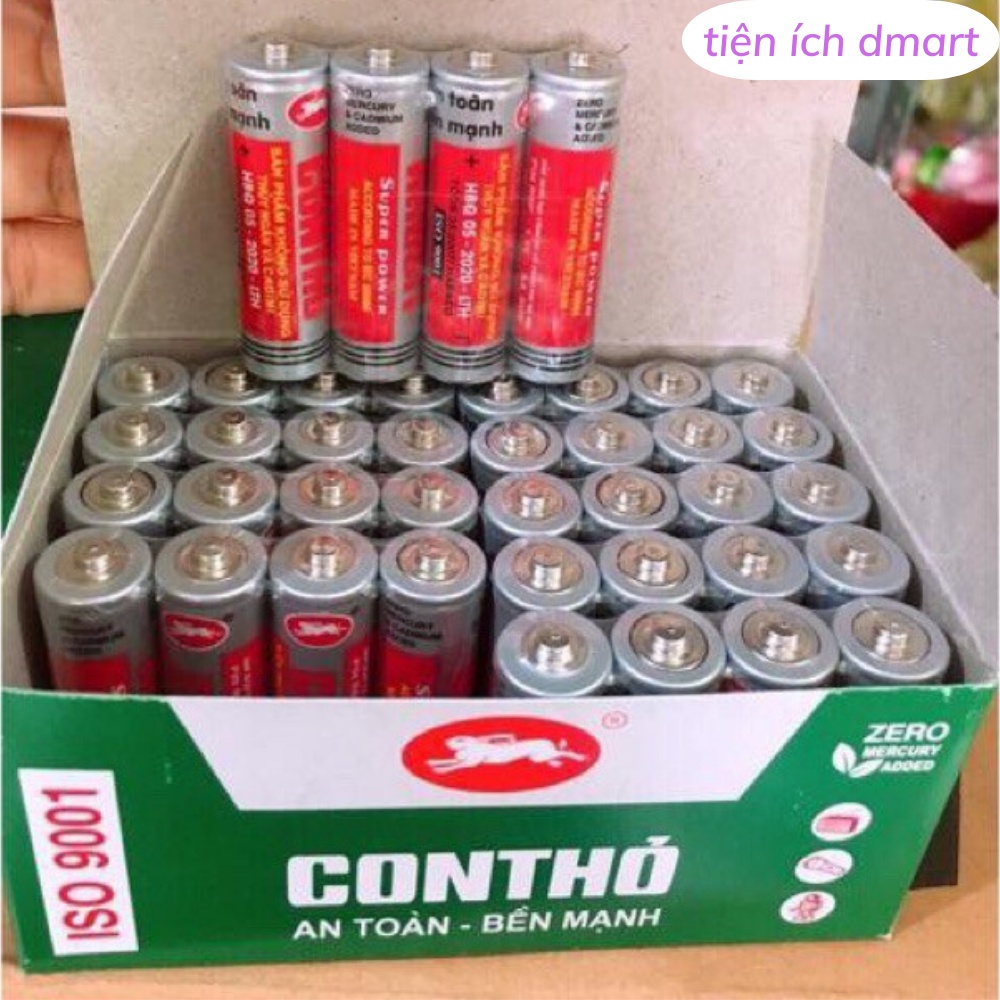 Pin con thỏ vỉ 4 viên chính hãng aa và aaa
