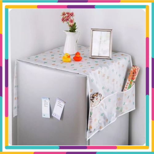 Túi phủ tủ lạnh-Tấm phủ tủ lạnh nilon chống thấm, bền đẹp tiện dụng, tấm phủ đầu tủ lạnh