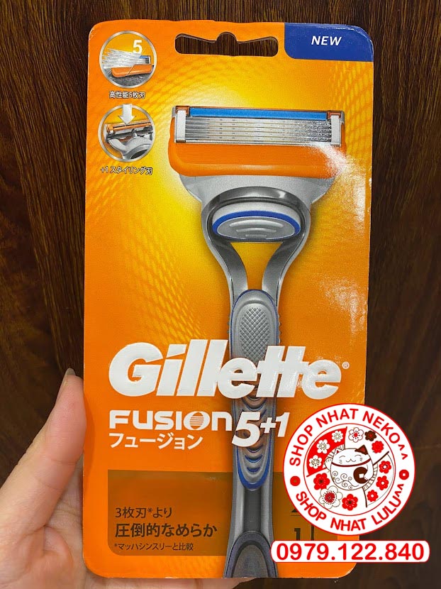 Dao cạo râu Gillette Fusion 5+1 ProGlide - Nhật Bản tặng 1 lưỡi dao
