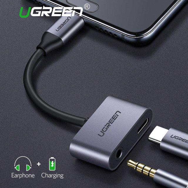 Cáp Chuyển Đổi Type-C To 3,5mm Hỗ Trợ Cổng Sạc USB-C Ugreen 50596