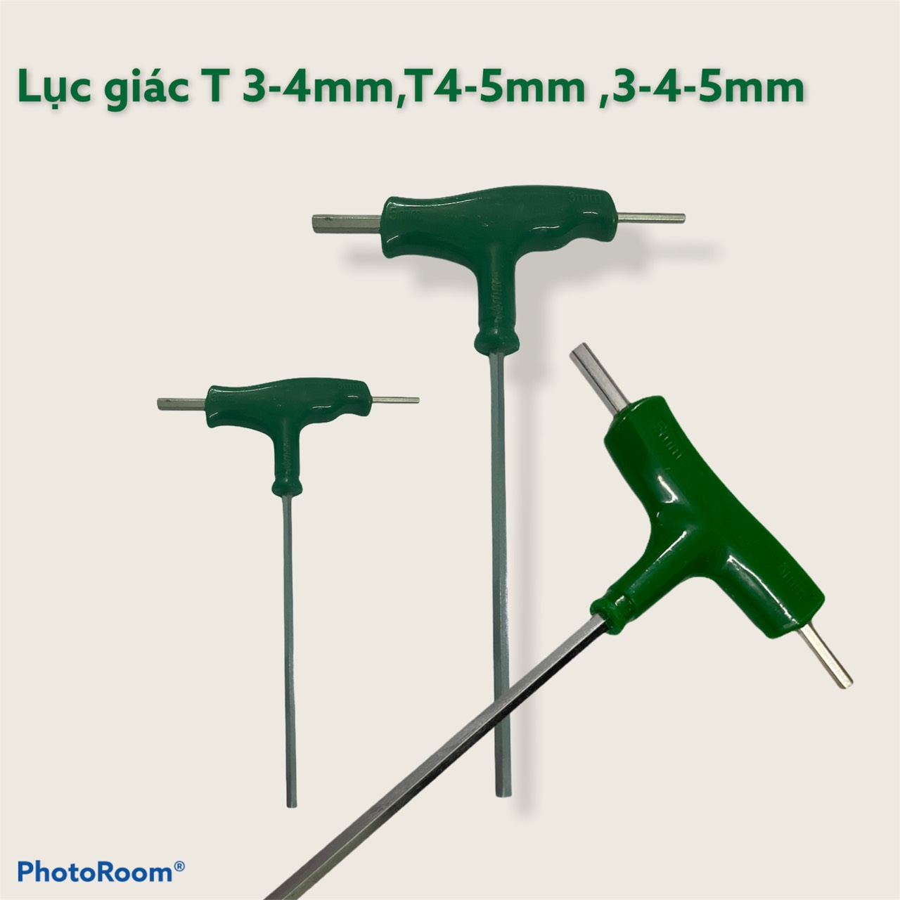 LỤC GIÁC CHỮ T 3MM-4MM T4MM-5MM T3MM-5MM-4MM combo 5 cây