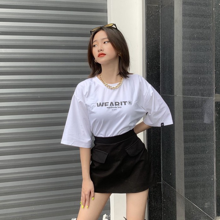 Áo thun nữ unisex phong cách hàn quốc siêu đẹp giá rẻ at048