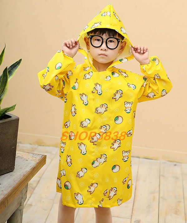 Áo Mưa Bít Vải Dù Hoạt Hình Cho Bé Từ 4-8 Tuổi ( Không Xẻ Tà )