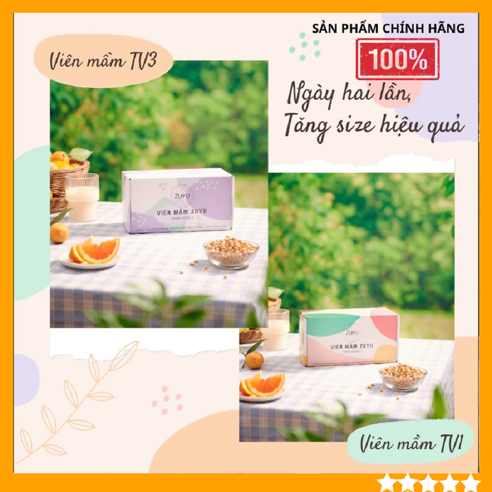 Combo viên mầm tv1 và mầm tv3 ❤️ tặng 2 hộp mầm tương tự