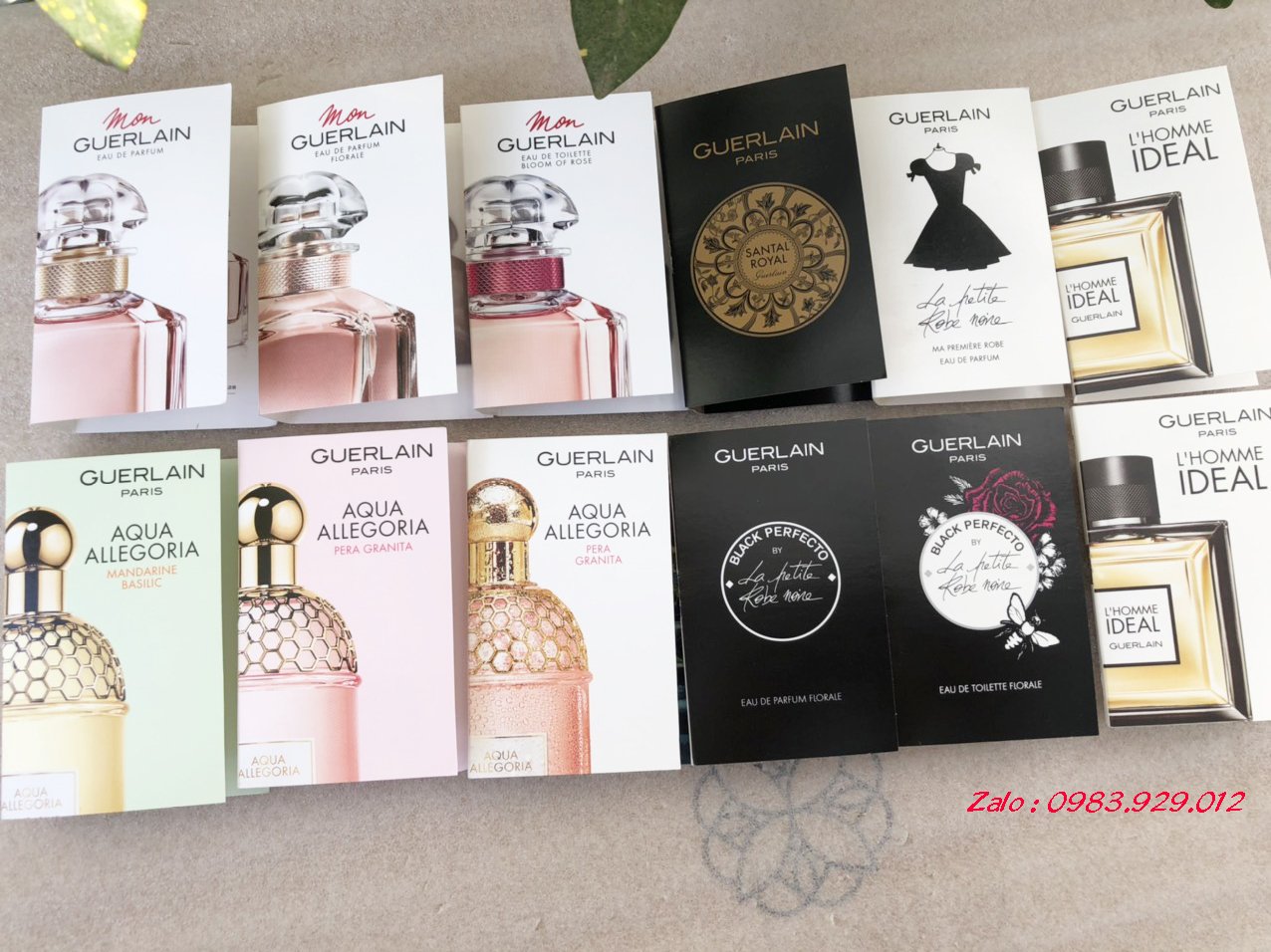 Mẫu thử Vial nước hoa Guerlain chính hãng các mùi