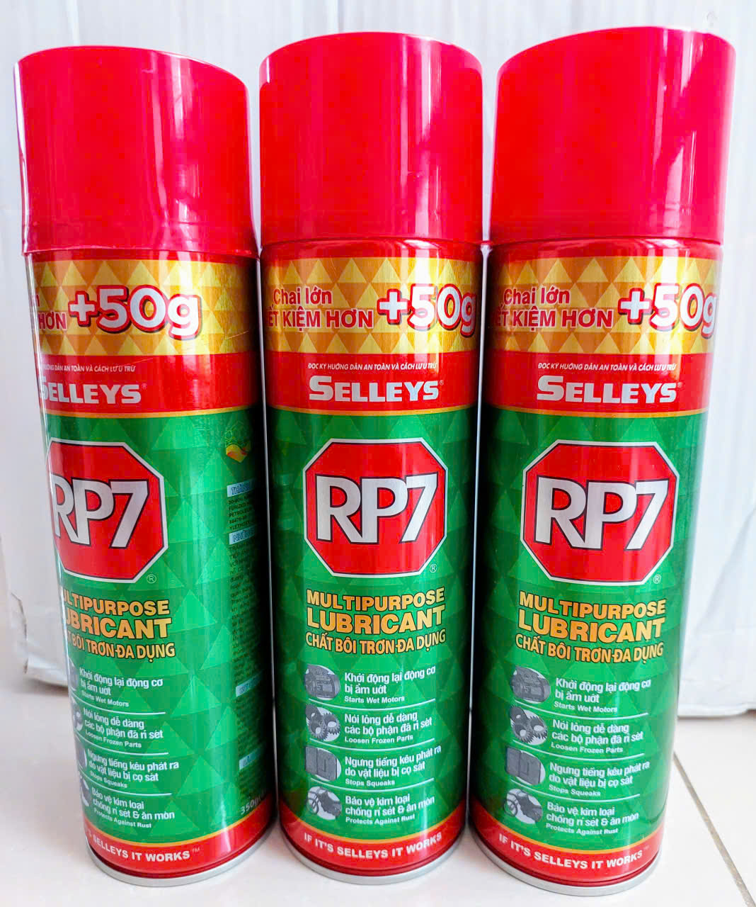   hcm Chai Xịt Chống Rỉ Sét RP7 350g Dầu Bôi Trơn RP7 350g Cao Cấp Tặng Thêm 50g 