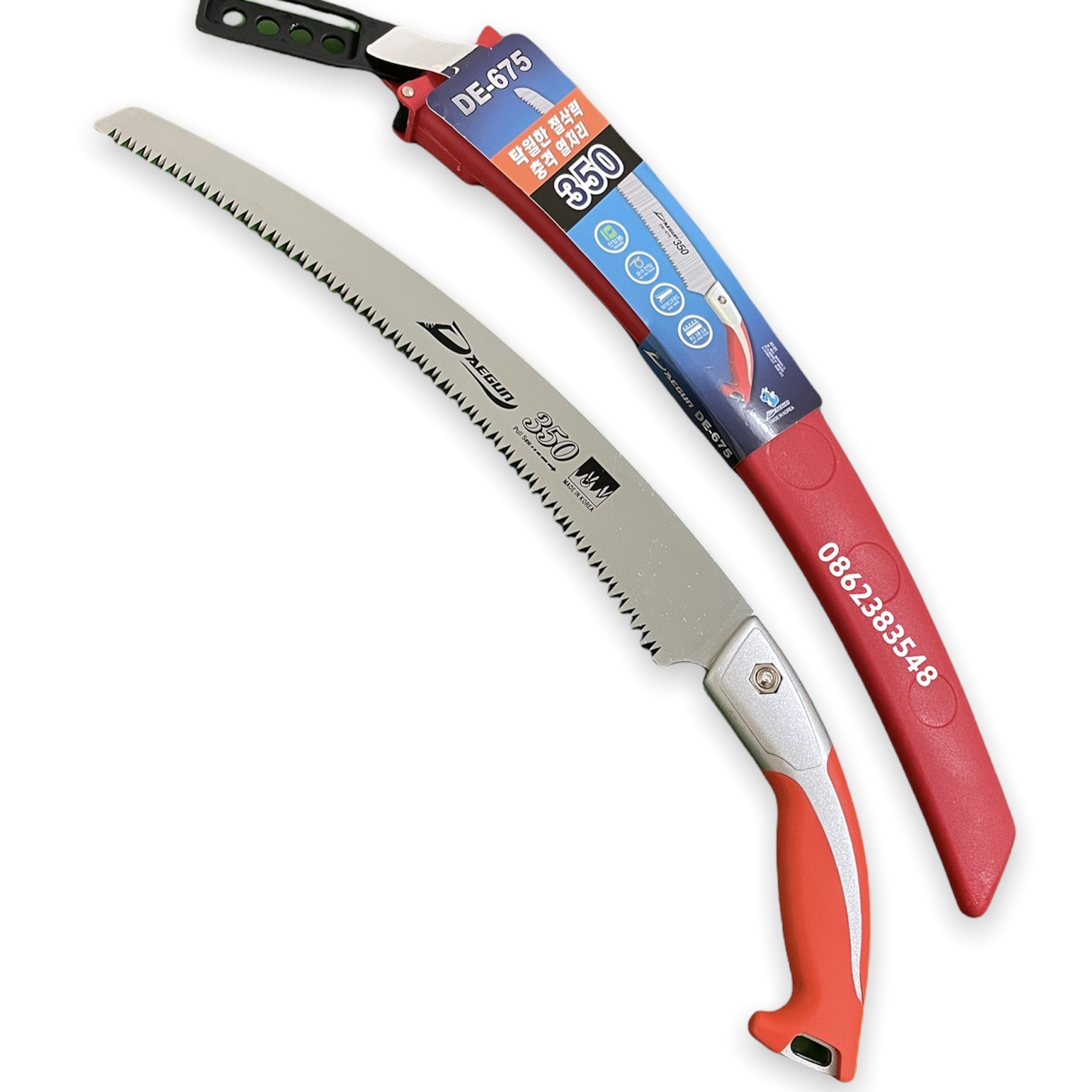 Cưa gỗ cầm tay Hàn Quốc DAEGUN lưỡi cong 350mm