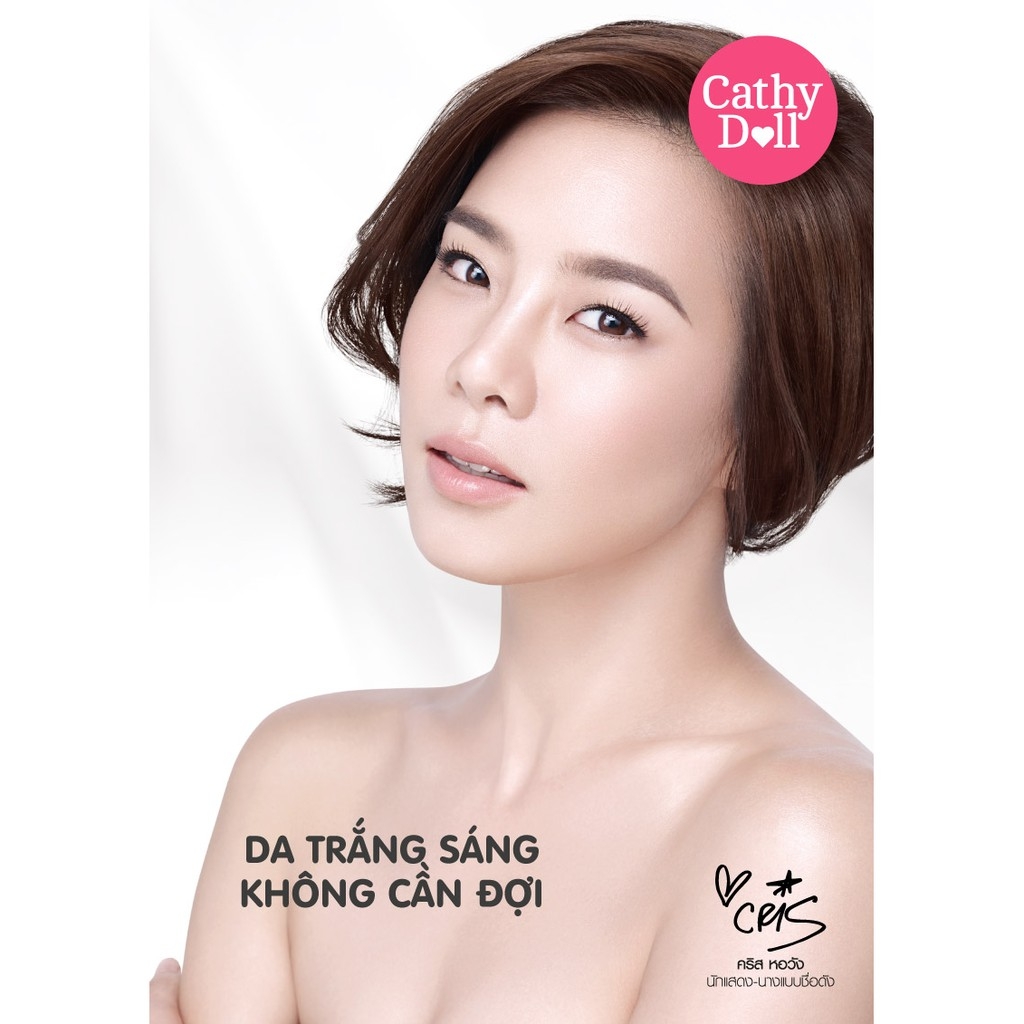 [HCM]Kem dưỡng trắng da Cathy Doll Ready to White Boosting Cream hộp tuýp 8ml x 6 tuýp (Hàng nhập khẩu từ Thailand)