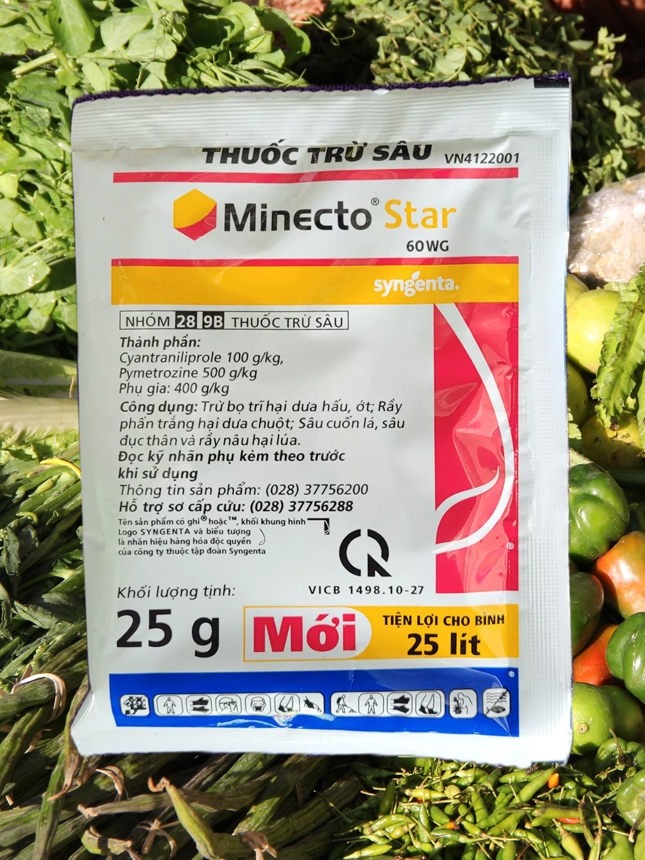 Thuốc trừ sâu trĩ rầy Minecto Star 60wg chuyên dùng Hoa Hồng Hoa Mai rau màu cây ăn trái