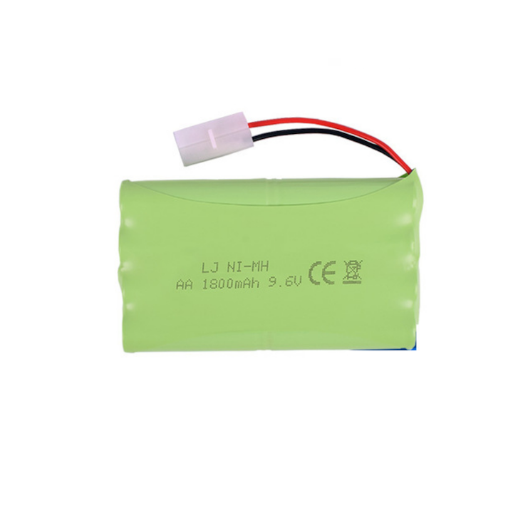 Pin 9.6V 1800mAh Ni-Cd dung lượng cao dùng cho xe điều khiển từ xa, công nông, tàu thuyền ca nô