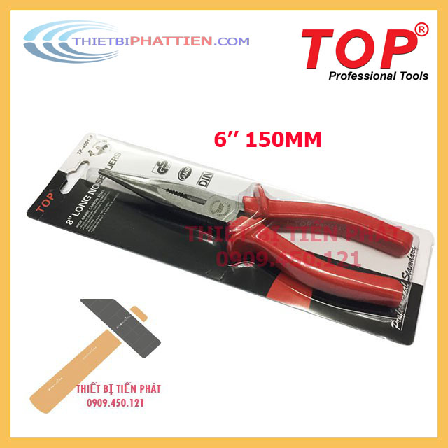 Kìm nhọn 6'' , 5'' , 8'' cán đỏ top mã tp-4001 cao cấp chính hãng