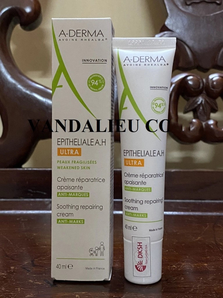 Kem dưỡng ẩm aderma epitheliale a.h ultra soothing repairing cream 40ml