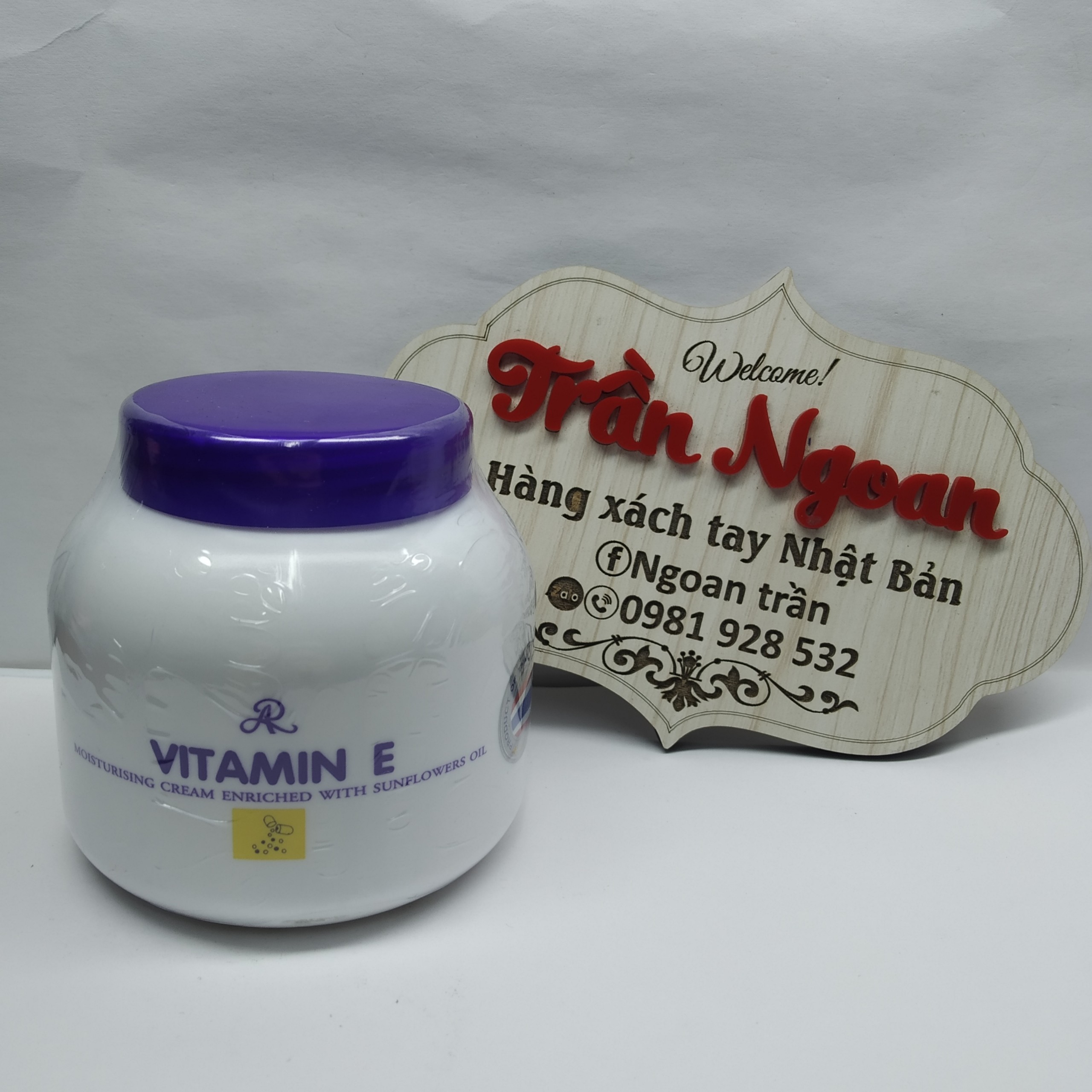 Kem dưỡng da vitamin e aron - hộp 200g