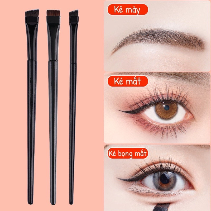 Cọ tém xéo vẽ chân mày, cọ kẻ eyeliner viền mắt chuyên dành cho makeup