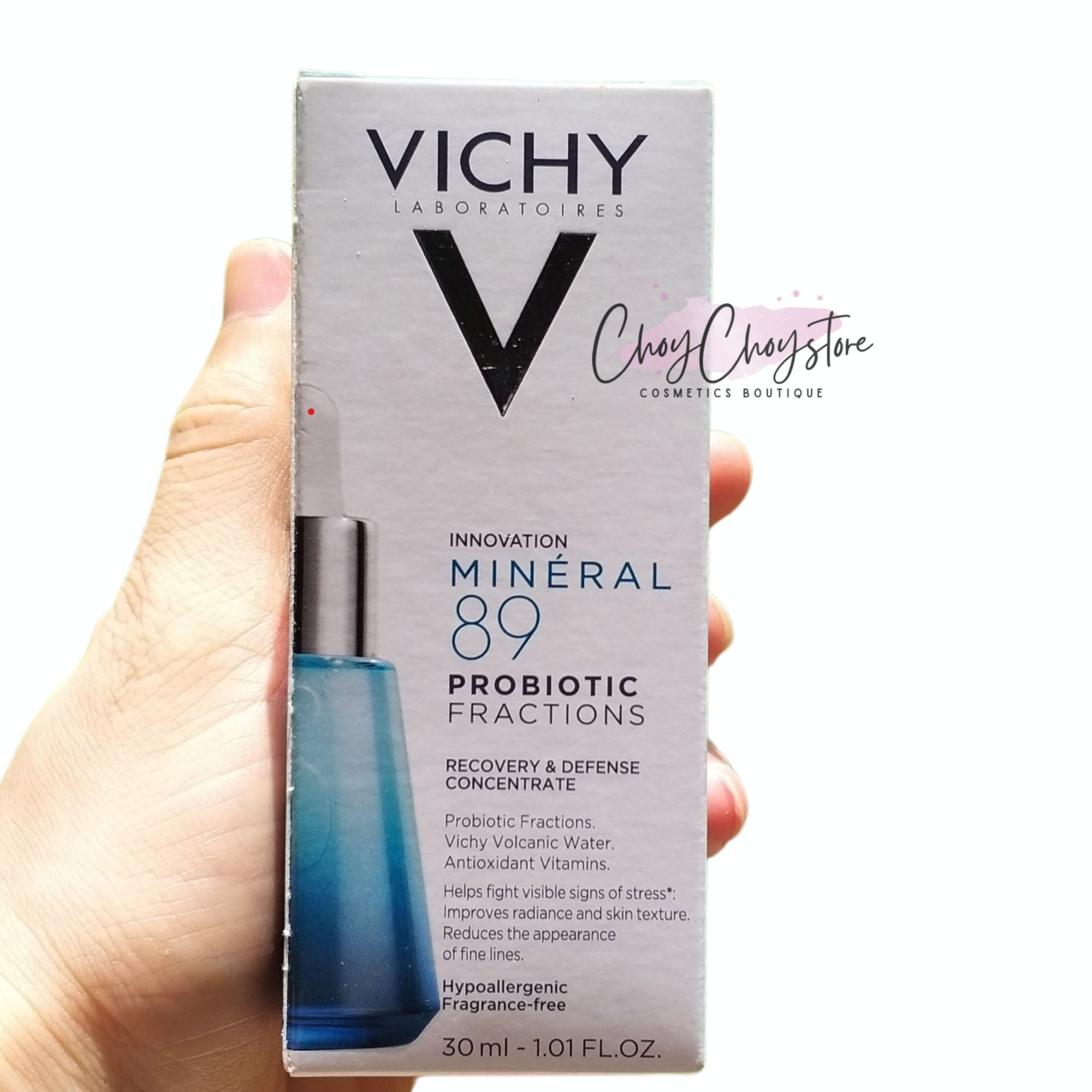 Tinh chất vichy mineral 89 probiotic fractions 30ml - tinh chất giải cứu làn da tức thì