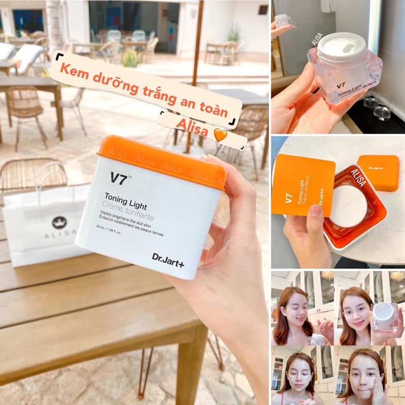 Kem dưỡng trắng da v7 của hàn - alisa