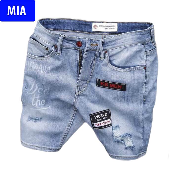 Quần Short Nam Quần Sọt Nam Quần Sort Nam Quần Short Jean Nam Rách Hàn Quốc Quần Short Jean Nam Rách Kiểu Quần Short Jean Nam Vải Jean Co Giãn Thời Trang Miafashion – Qsjnmia205
