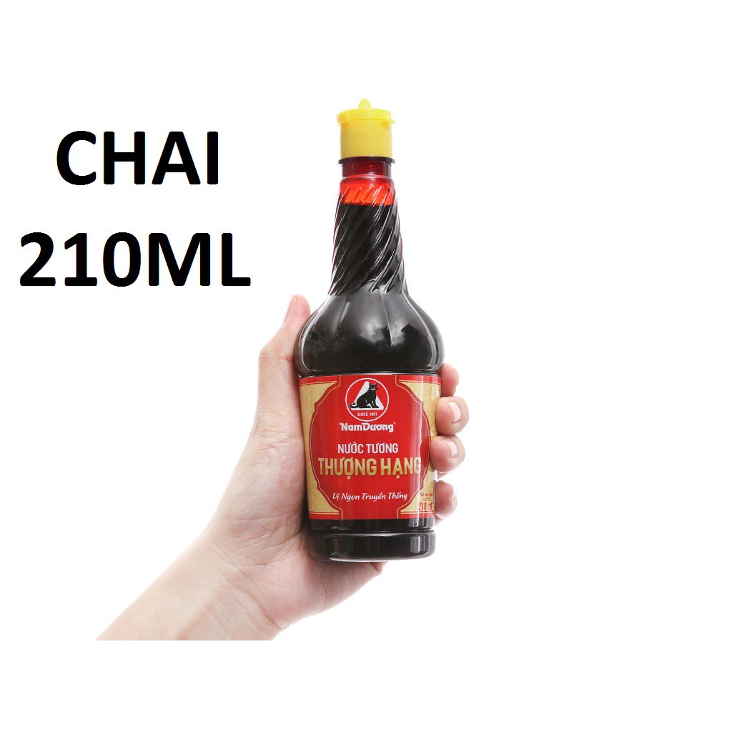 Nước tương thượng hạng Nam Dương 210ml hsd 2021