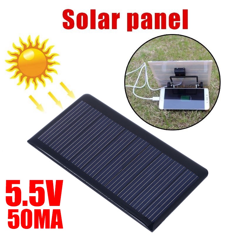 Tấm sạc pin năng lượng mặt trời mini 5.5v 50ma