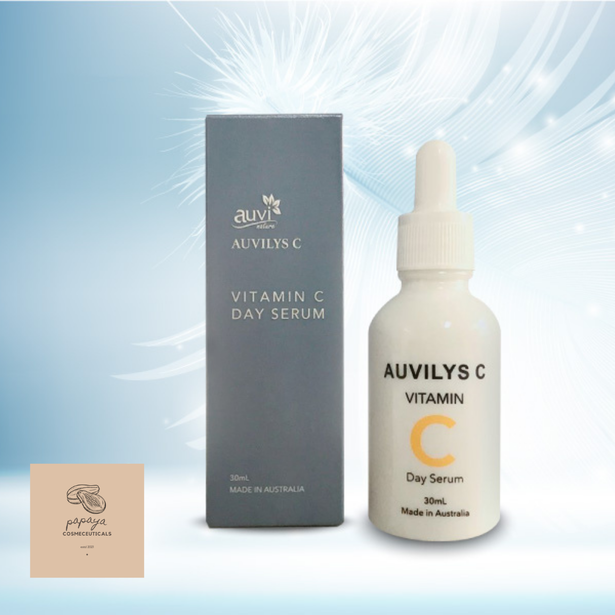Auvilys c vitamin c day serum – tinh chất vitamin c trị nám,chống lão hóa da ban ngày