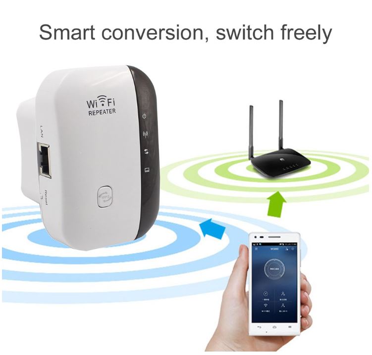 [HCM]Bộ thu phát wifi Mở Rộng Sóng Wifi Repeater Wireless-N 300M chuẩn chính hãng (Bảo Hành 1 Năm 1 Đổi 1)