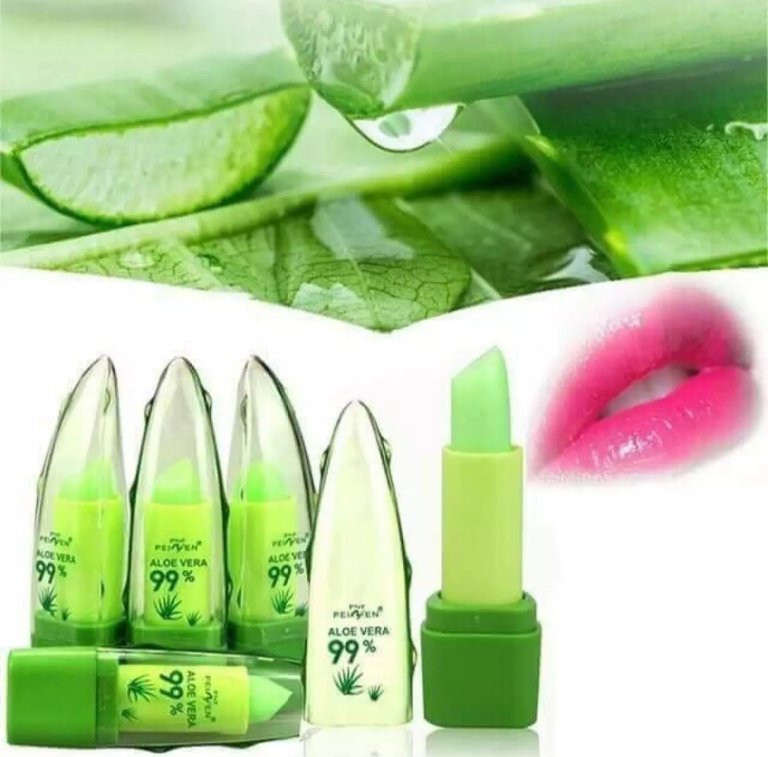 Son dưỡng môi nha đam có màu - làm hồng môi mềm môi