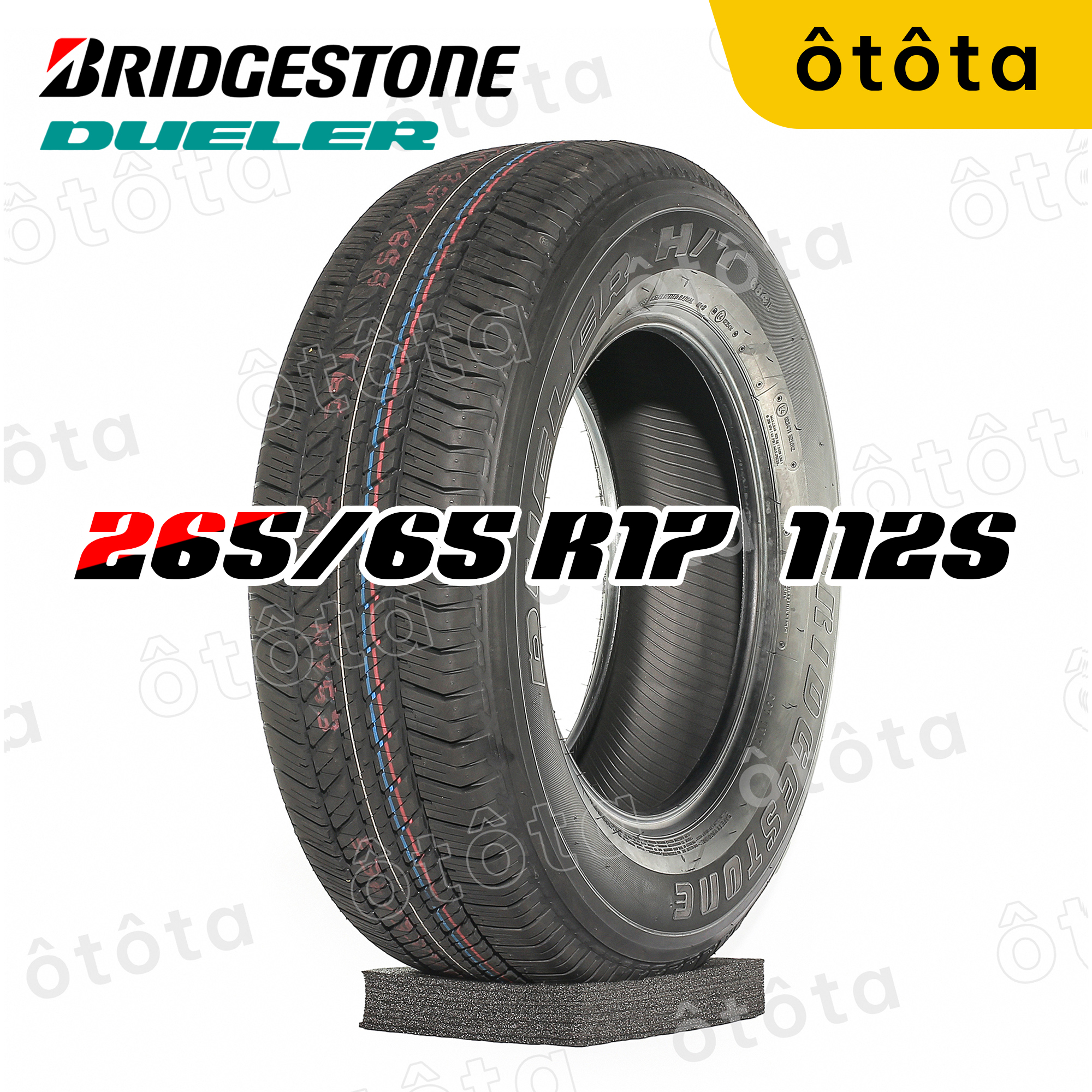 Lốp ô tô Bridgestone 265/65 R17 112S Dueler 684A - Chính hãng BH 7 năm (265/65R17, 265 65 R17) Giá 5,742,360 Đồng*Miễn phí vận chuyển
