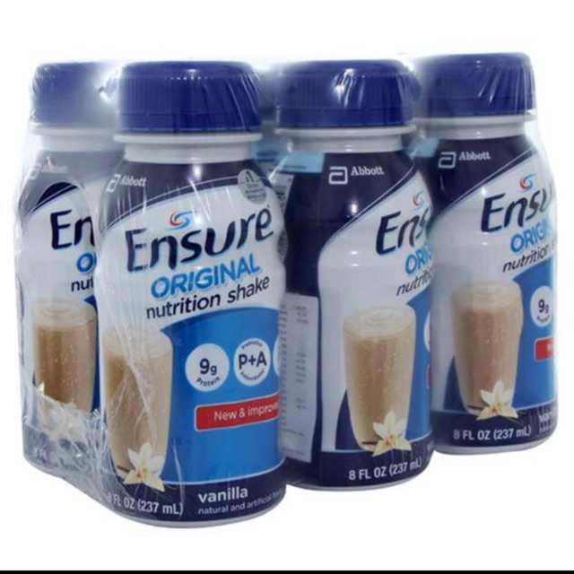 Date t5/24 lốc 6 chai sữa nước ensure vani 237ml