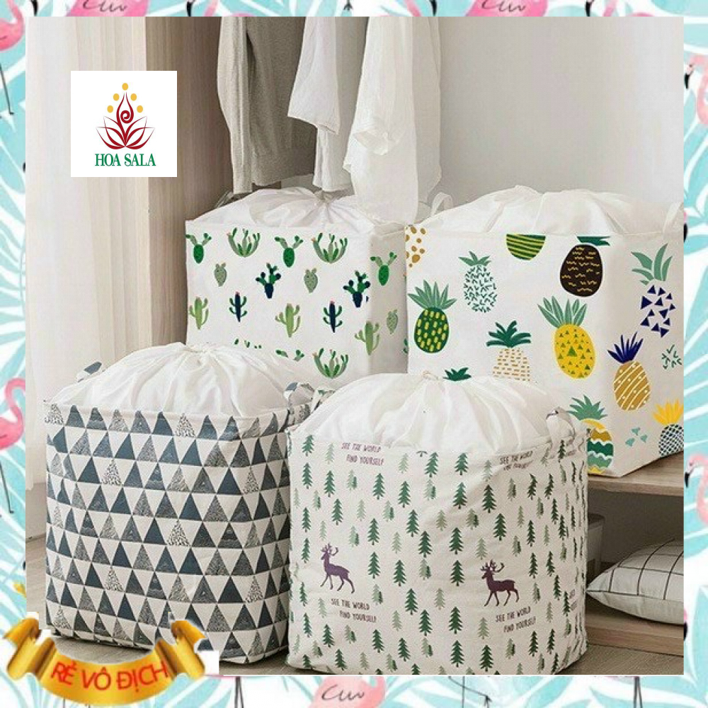 Túi đựng chăn màn dây rút cỡ lớn 100l tiện dụng