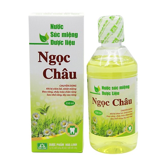 Nước Súc Miệng Dược Liệu Ngọc Châu chai 350